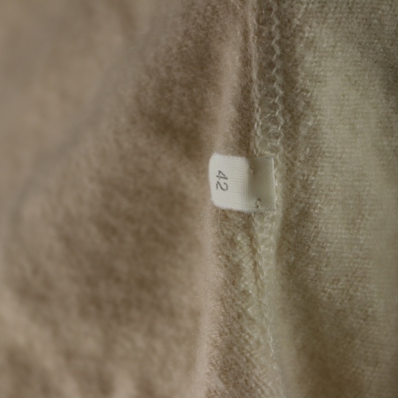 Riccardo Piacenza Pure Cashmere Hoodie Beige Small - Picture 6 of 8